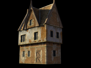 medieval house 3D Model