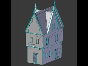 medieval house 3D Model