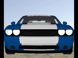 dodge challenger srt8 3D मॉडल