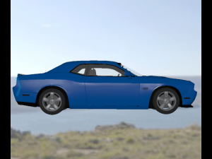 dodge challenger srt8 3D मॉडल