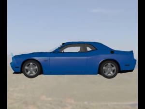 dodge challenger srt8 3D मॉडल