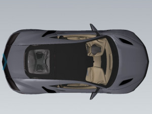 honda nsx Modèle 3D