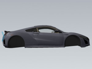 honda nsx Modèle 3D
