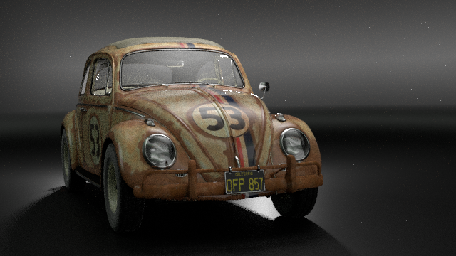 volkswagen beetle 3Dモデル .c4d .max .obj .3ds .fbx .stl .blend 