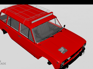 vaz 2102 tuning wheels 3D Model