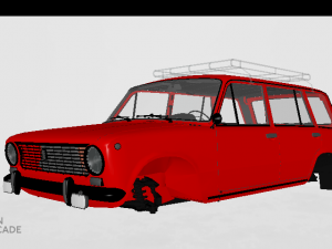vaz 2102 tuning wheels 3D Model