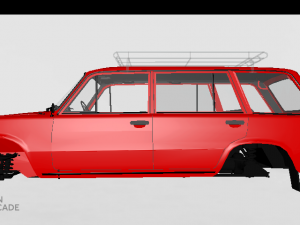 vaz 2102 tuning wheels 3D Model