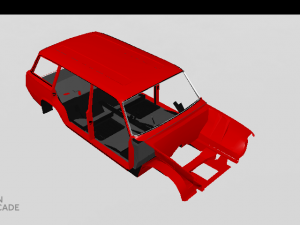 vaz 2102 tuning wheels 3D Model