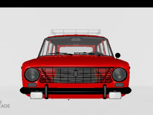 vaz 2102 tuning wheels 3D Model