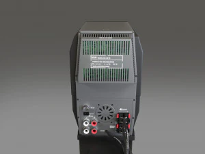 Sistema acustico Modello 3D