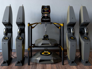 audio acoustic system 3D Model