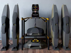 audio acoustic system 3D Model