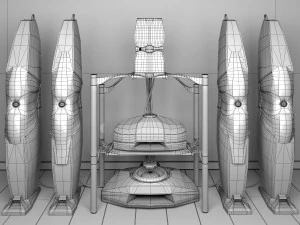 audio acoustic system 3D Model