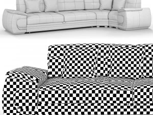 sof&aacute; bravo Modelo 3D