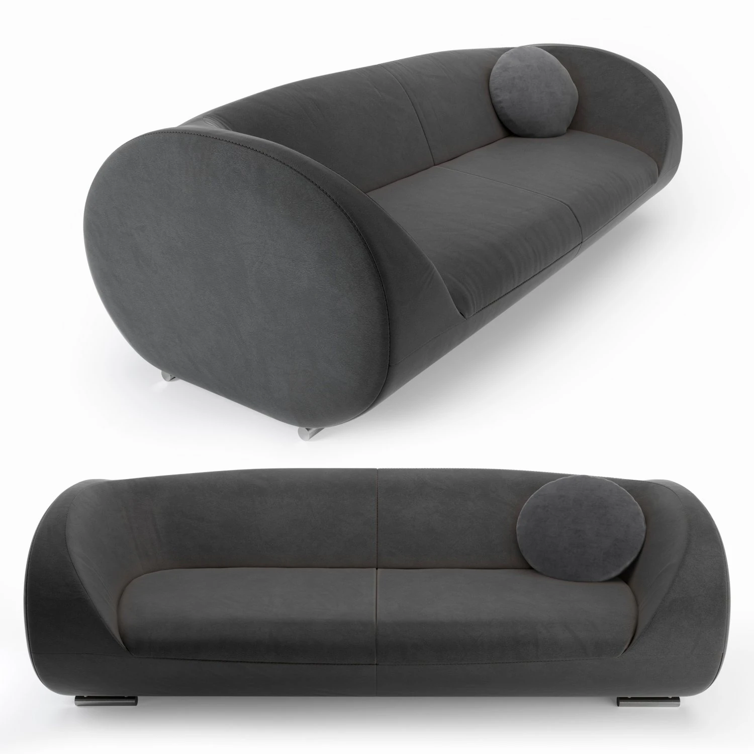 sofa koinor pearl 3D Model .c4d .max .obj .3ds .fbx .stl .blend 