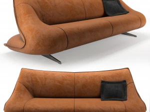 sof&aacute; koinor nellow Modelo 3D