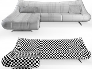 sofa koinor mellow nellow Model 3D