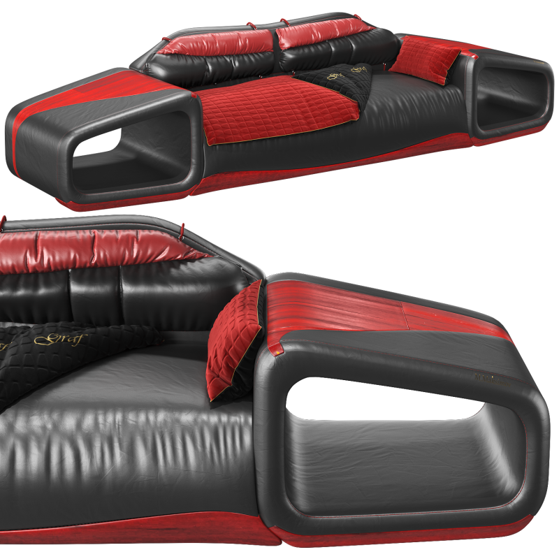 Sofa Graf of my design Modelo 3D .c4d .max .obj .3ds .fbx .stl .blend 