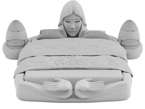 Agnetha sofa my design 3D Model