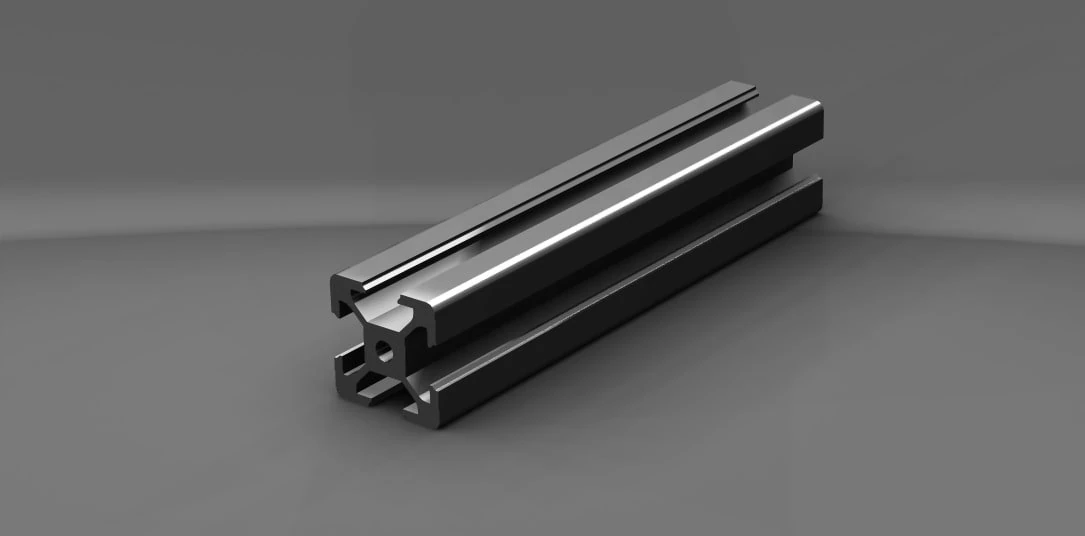 extruded profile 20x20x100 3D Model .c4d .max .obj .3ds .fbx .stl .blend 