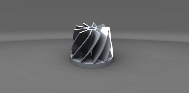 impeller 3D Print Model .c4d .max .obj .3ds .fbx .stl .blend 