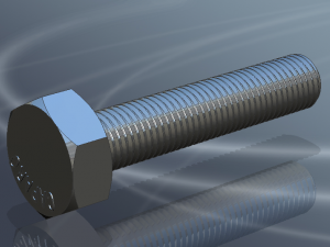 bolt 3D Print Model