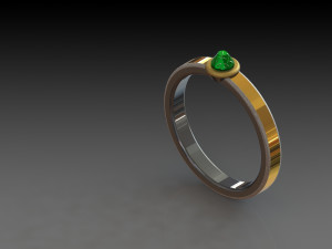 women ring 3D Model