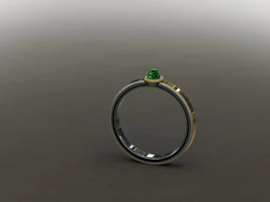 anel feminino Modelo 3D