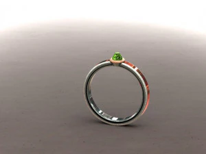 anel feminino Modelo 3D