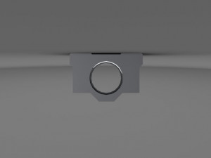 lm8uu linear bearing housing 3D Model