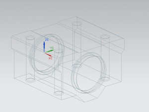 lm8uu linear bearing housing 3D Model