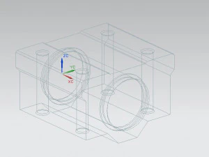 lm8uu linear bearing housing 3D Model