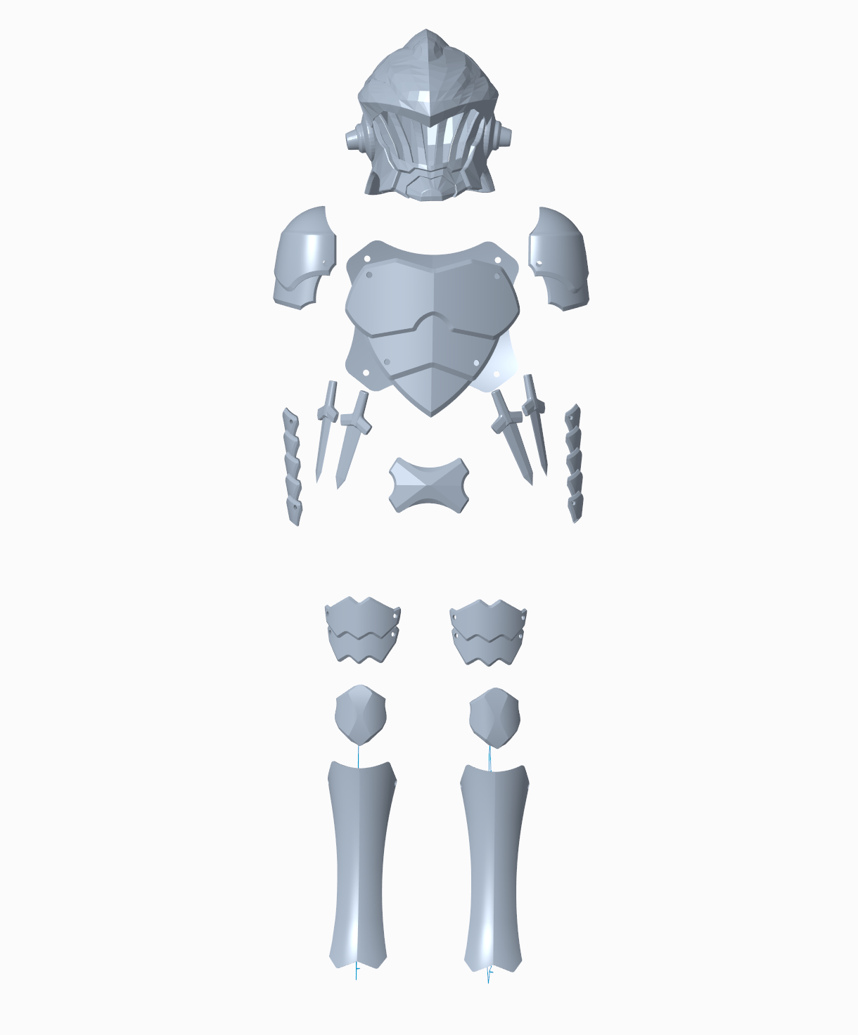 Goblin Slayer Full Cosplay Armor For 3d Printing 3d Model In Man 3dexport