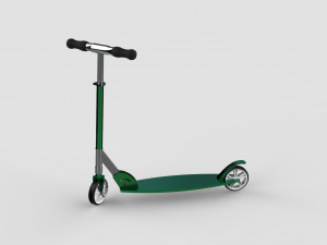 Kick scooter samocat obj stl fbx autodesk inventor 2020 3D-Modell