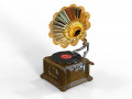 Gramophone phonograph obj stl fbx 3ds max 2018 3D Model
