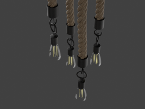 ceiling lamp rope Model 3D