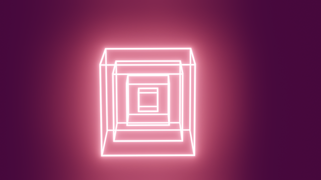 neon cube Model 3D .c4d .max .obj .3ds .fbx .stl .blend
