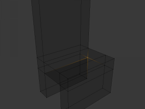 chair green 3D Модель