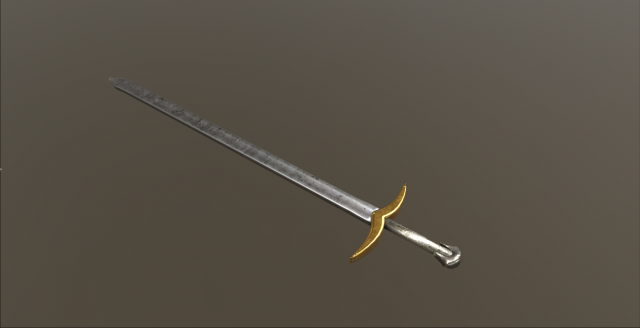 crusader sword 3D मॉडल .c4d .max .obj .3ds .fbx .stl .blend 
