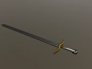 crusader sword 3D Model