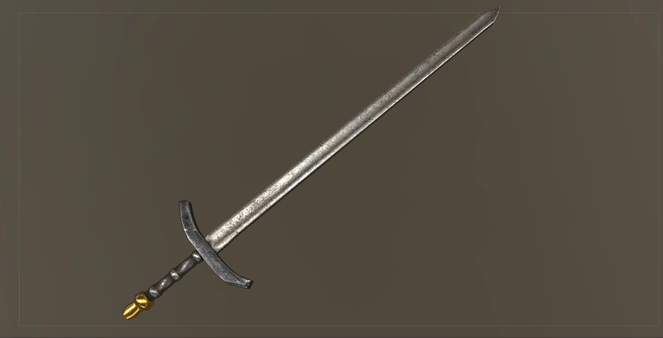 legendary sword 3D Model .c4d .max .obj .3ds .fbx .stl .blend 