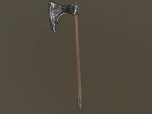 Wikinger-Axt 3D Modell