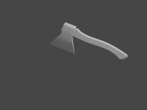 ax Modelo 3D
