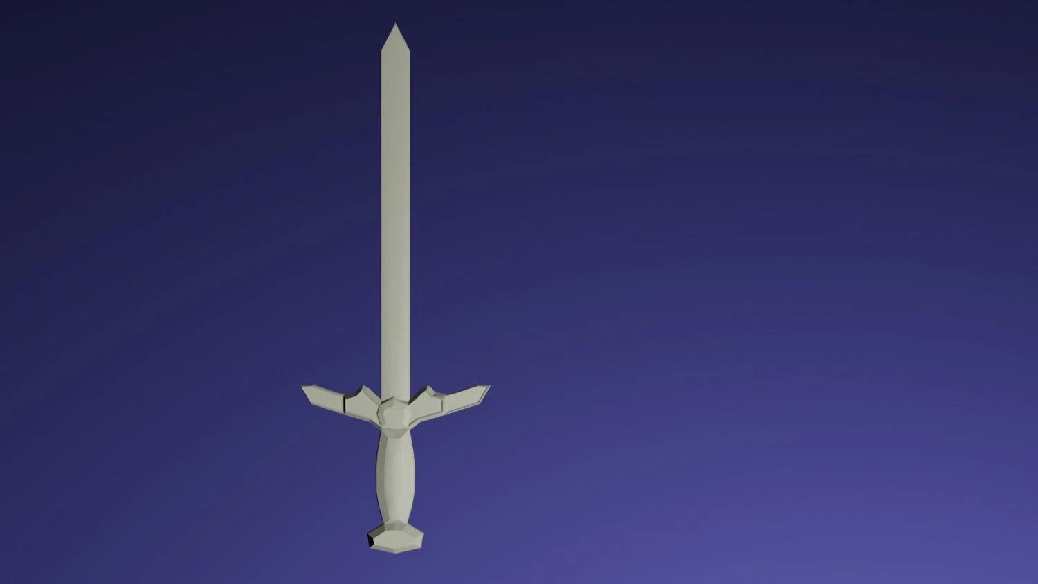 sword 3D Model .c4d .max .obj .3ds .fbx .stl .blend 