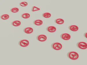 road signs 3D Model
