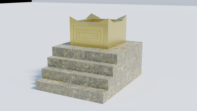 biblical altar 3D Model .c4d .max .obj .3ds .fbx .stl .blend 