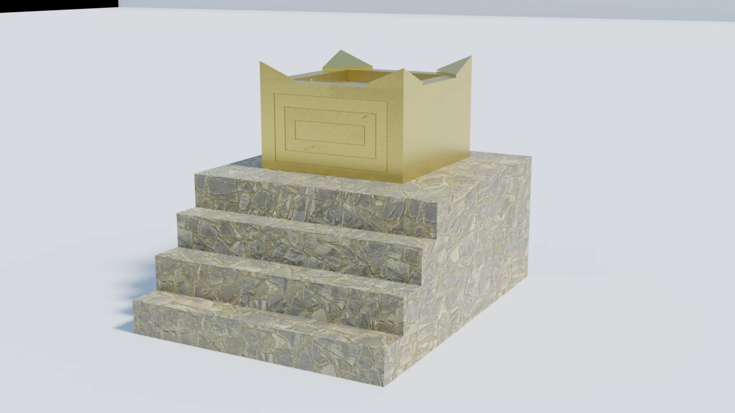 biblical altar 3D Model .c4d .max .obj .3ds .fbx .stl .blend 