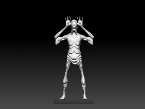 pale man 3D 프린트 모델