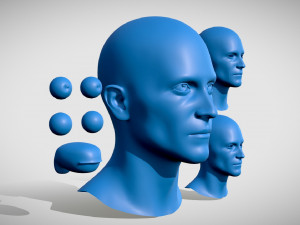 male base mesh Modelo 3D