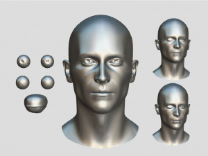 male base mesh Modelo 3D